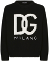 DOLCE & GABBANA CASHMERE SWEATER WITH LOGO