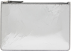 MAISON MARGIELA SILVER CRACKLED POUCH