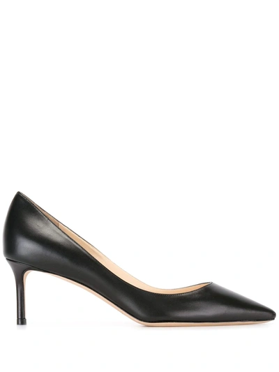 Jimmy Choo Romy 60 Patent-leather Pumps In Black