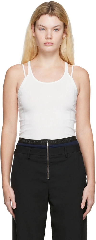 Dion Lee Density Double-strap Tank Top In Ivory