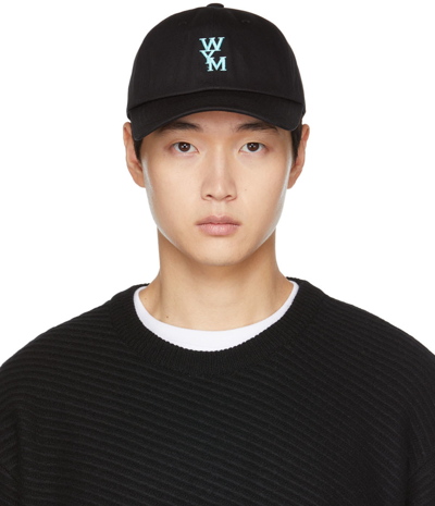 Wooyoungmi Logo-embroidered Cotton Cap In 996black 996b