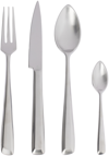 Ann Demeulemeester Stainless Steel Serax Edition Zoë Matt Cutlery Set In Zoe Matt (silver)