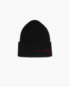 Ruslan Baginskiy Embroidered-logo Knitted Beanie In Black