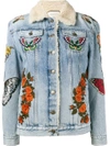 GUCCI embroidered denim jacket,SPECIALISTCLEANING