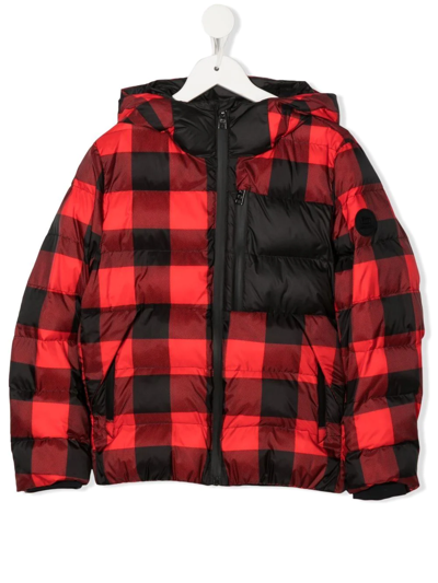Woolrich Kids' Printed Sierra Jacket In Red