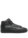 SANTONI HIGH-TOP LACE-UP SNEAKERS
