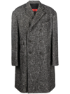 424 Black Orchid Double-breasted Coat In Grey