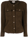 ISABEL MARANT ÉTOILE BUTTON-UP KNITTED JACKET
