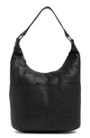 American Leather Co. Carrie Hobo Bag In Black Italian Weave