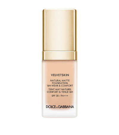 Dolce & Gabbana Velvetskin Natural Matte Foundation In Nude