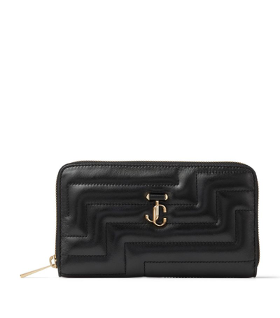 Jimmy Choo Leather Pippa Wallet In Multi