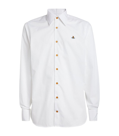 Vivienne Westwood Embroidered Logo Shirt - 白色 In White