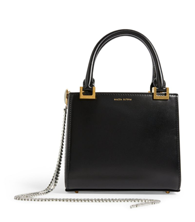 Magda Butrym Small Leather Zorya Top-handle Bag In Black