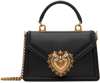 Dolce & Gabbana Small Devotion Top-handle Bag In 80999 Nero