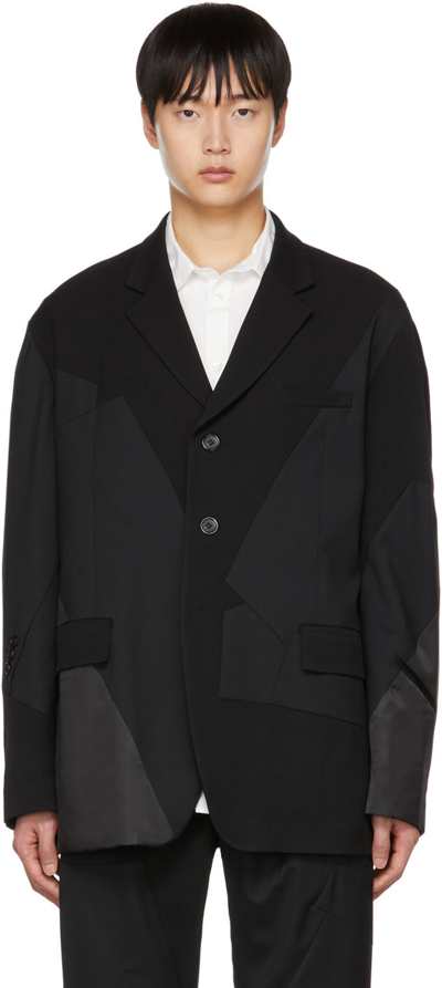 Undercoverism Black Paneled Blazer