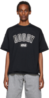 Flagstuff Black Reversible T-shirt In Black×gray