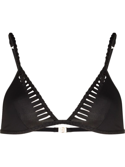 Agent Provocateur Black Sofi Triangle Bikini Top