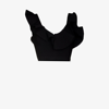 Alexander Mcqueen Black Top In Black