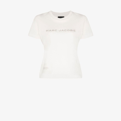 Marc Jacobs Logo Cotton T-shirt In White