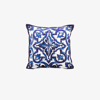 Dolce & Gabbana Mediterranean Print Cushion In Blue
