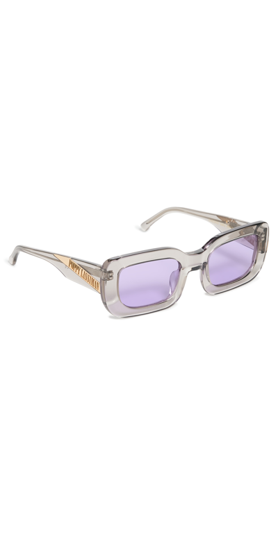 Poppy Lissiman Chesko Sunglasses In Smog