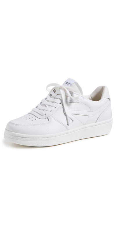 Rag & Bone White Retro Court Low-top Sneakers