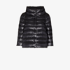 Herno Iconico Cropped Down Puffer Coat In Black