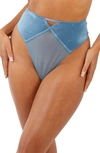 PLAYFUL PROMISES OLYMPIA STORM HIGH WAIST THONG