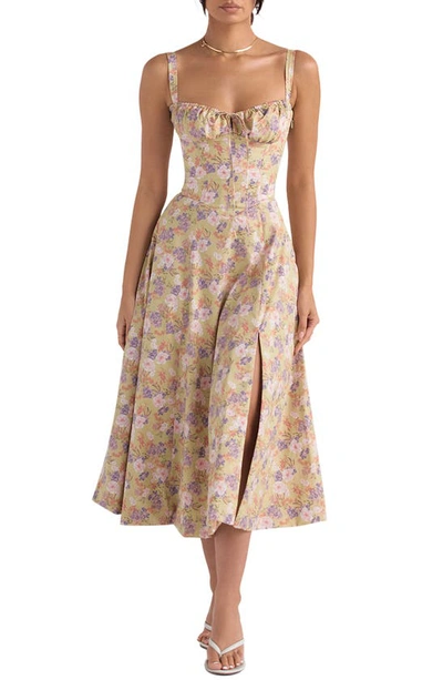 HOUSE OF CB CARMEN BUSTIER SUNDRESS 