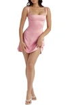 House Of Cb Quartz A-line Minidress In Pink