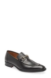 Mezlan Bit Ornament Leather Loafer In Black