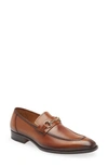 Mezlan Bit Ornament Leather Loafer In Cognac