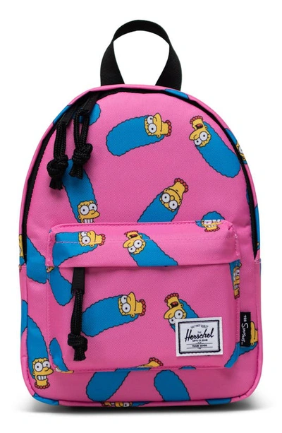 Herschel Supply Co X The Simpsons™ Marge Classic Mini Backpack In Pink
