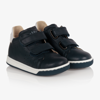 FALCOTTO BY NATURINO FALCOTTO BY NATURINO BOYS BLUE LEATHER TRAINERS