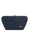 Kusshi Signature Makeup Bag In Classic Navy/ Pink