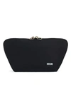 Kusshi Signature Makeup Bag In Black/ Pink