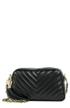 Persaman New York Alice Quilted Crossbody Bag In Black