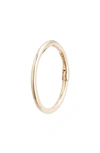Anzie Mel Soldera Single Hoop Earring In Yellow Gold