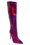 Azalea Wang Nova Knee High Boot In Pink