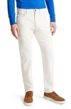 Loro Piana Quarona Rigid Cotton Jeans In A07spowdery White