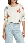 Rails Perci Crewneck Multi-colored Star Sweater In Multi Stars