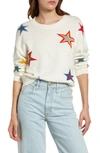 Rails Perci Crewneck Multi-colored Star Sweater In Multi Star
