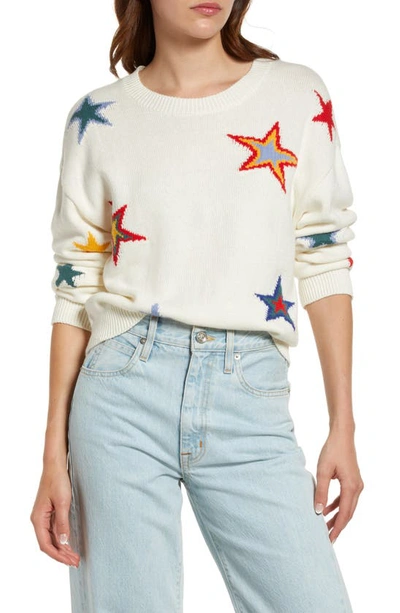 Rails Perci Crewneck Multi-colored Star Sweater In Multi Stars