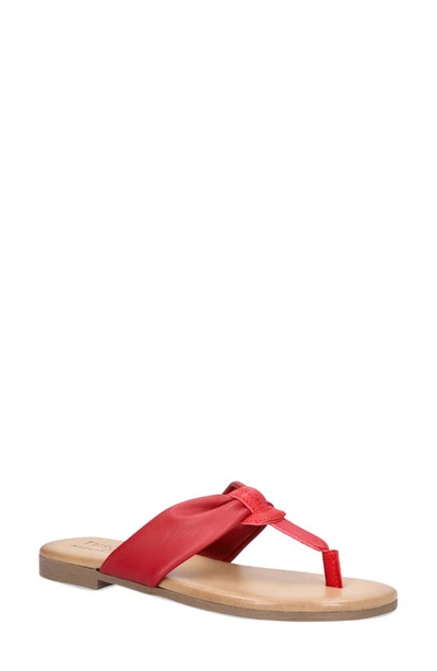 Tuscany By Easy Street® Aulina Flip Flop In Red
