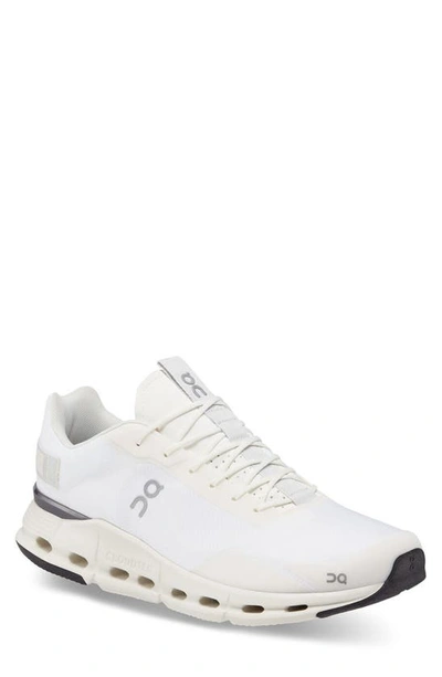 On Cloudnova Form Sneaker In White/ Eclipse