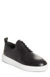 JM WESTON ON TIME HUNT LEATHER LACE-UP SNEAKER