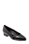 Trotters Jewel Pump In Black Patent