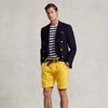 Ralph Lauren 8.5-inch Classic Fit Linen-cotton Short In Yellow Fin