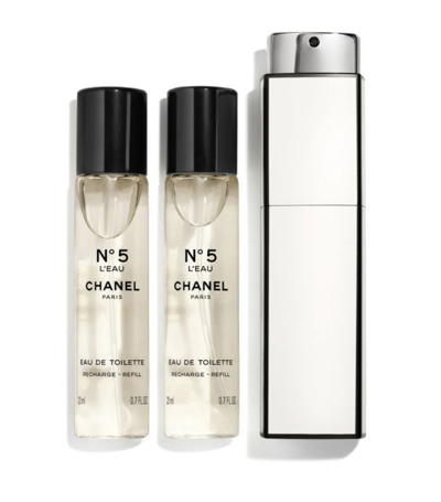Chanel Harrods Chanel (n°5 L'eau) Eau De Toilette Twist And Spray (3 X 20 Ml) In Multi
