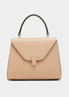 Valextra Iside Mini Leather Satchel Bag In Mbc Beige Cachemi